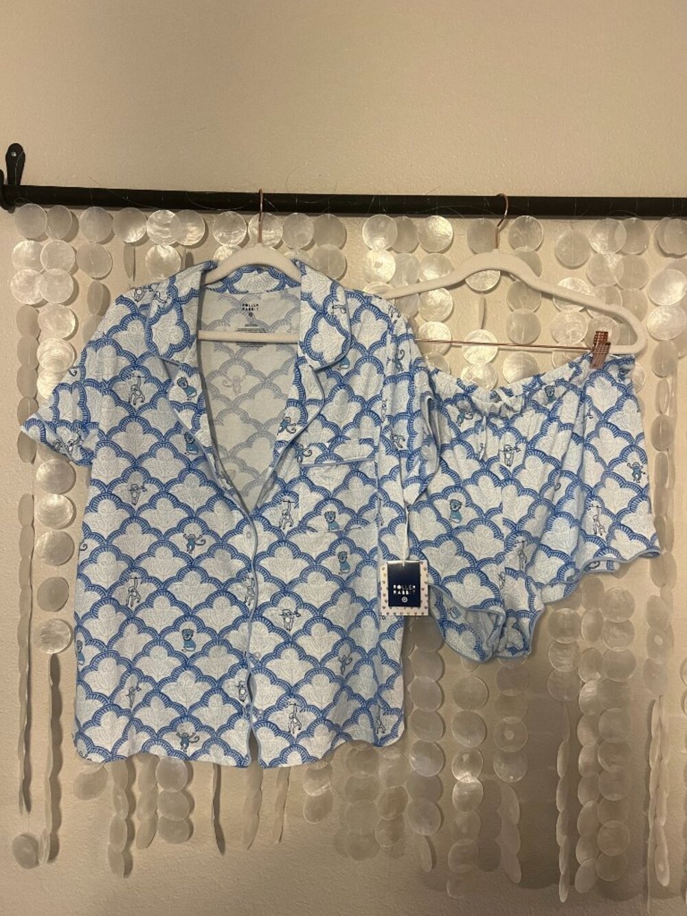SIZE SWAP: Women's Geo Trellis Pajama Set - Roller Rabbit x Target L - Picture 2 of 2